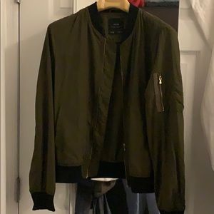 Green Zara light jacket / zip up